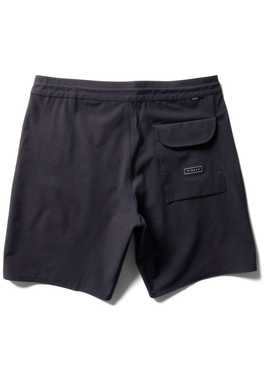 Men * | Solid Sets 18.5 Boardshorts For Men Vissla Attractive Black