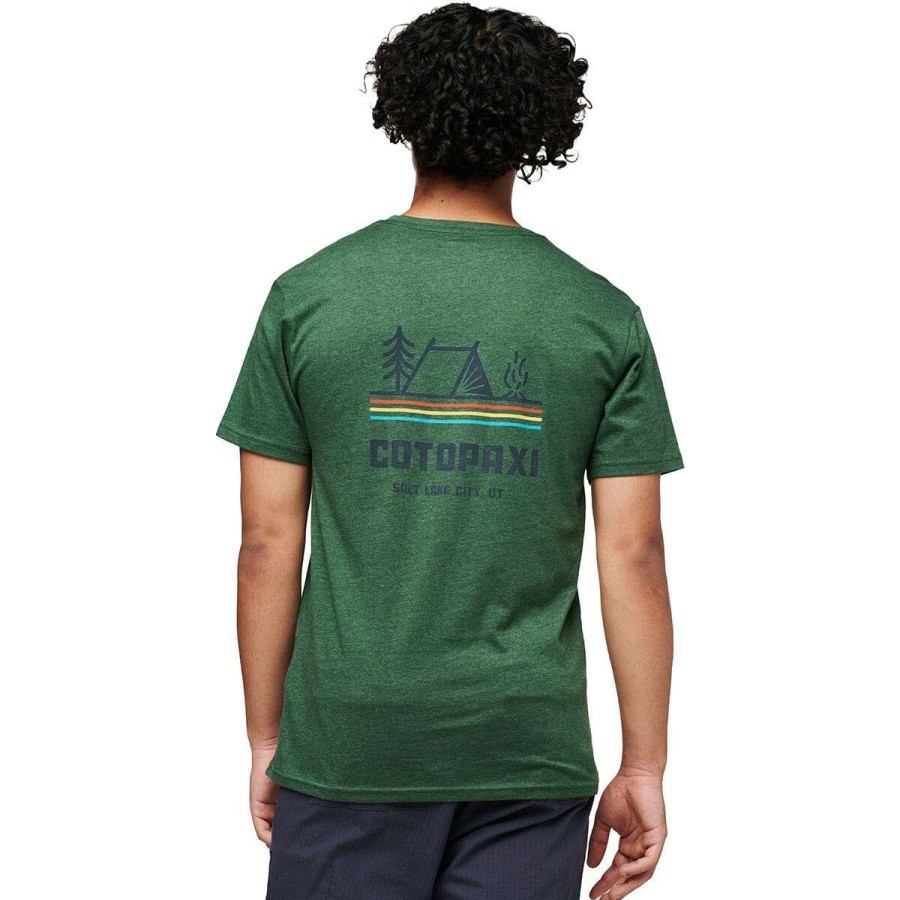 Men * | Camp Life Organic Short Sleeve T-Shirt For Men Cotopaxi Top Sellers