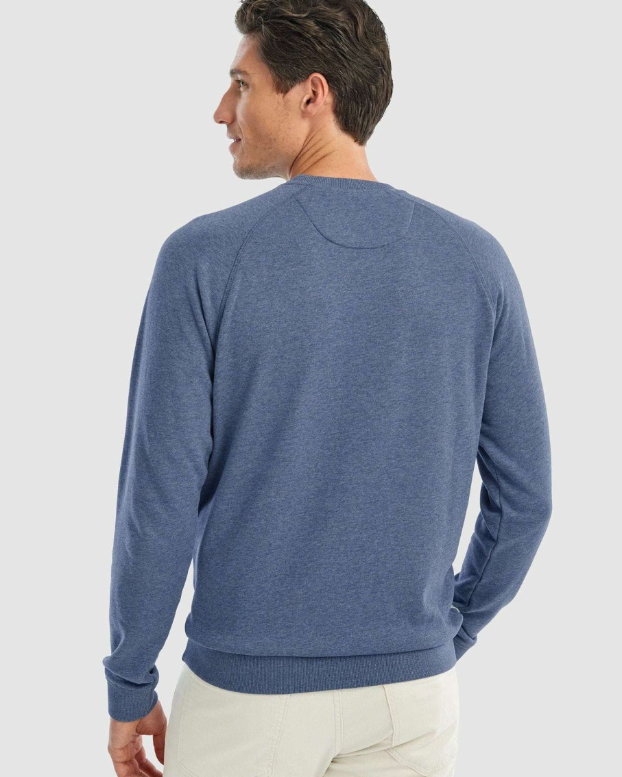 Men * | Heathered Pamlico Sweatshirt For Men Johnnie-O Quick Delivery