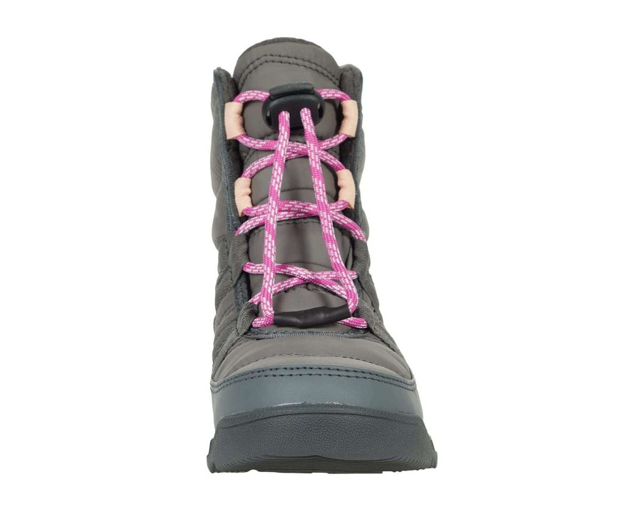 Kids * | Whitney Ii Short Lace Boot For Kids Sorel Top Sellers Quarry/Grill