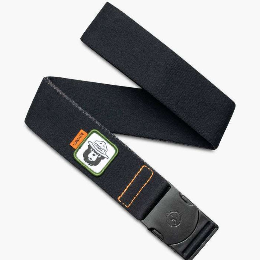 Men * | Smokey Bear Belt Arcade Belts Flash Sale Black