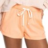 Women * | New Impossible Love Elasticized Shorts Roxy 100% Guarantee