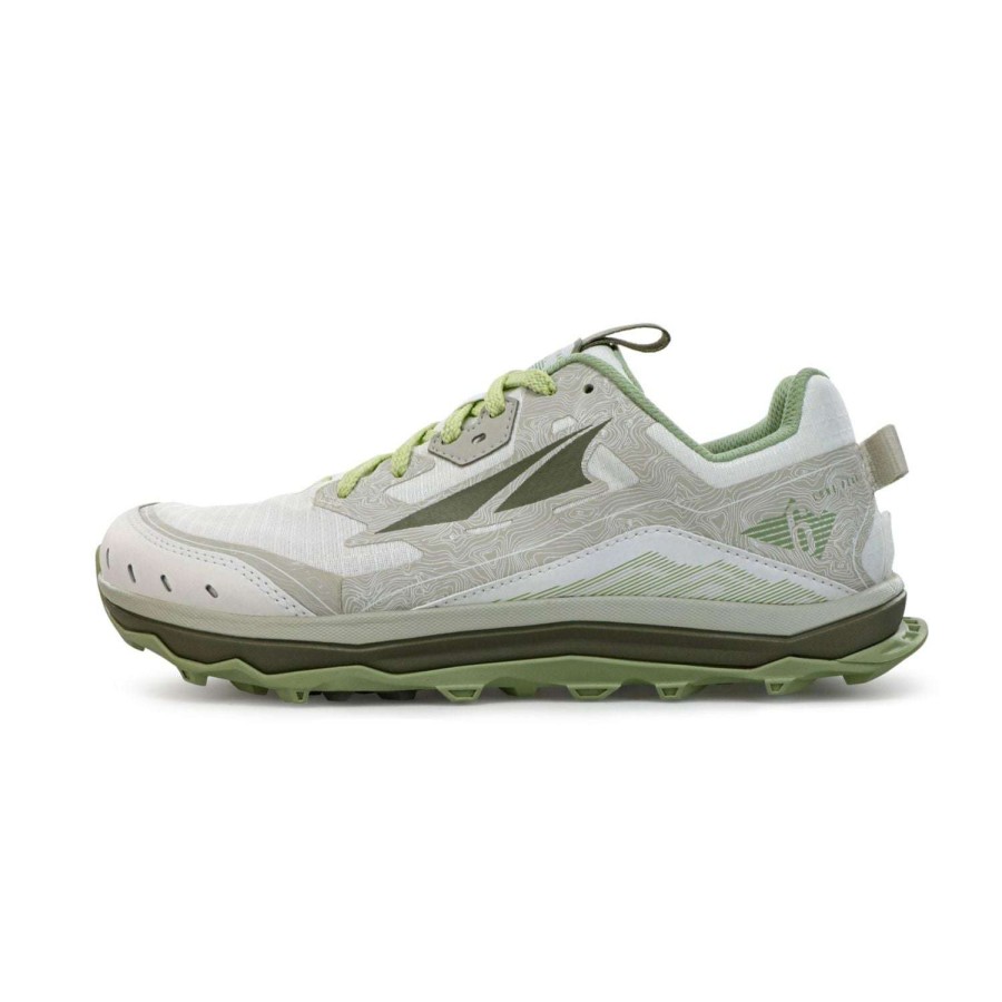 Women * | Lone Peak 6 For Women Altra Cheap Online White/Green