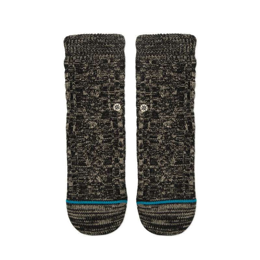 Women * | Aspen Slipper Socks For Women Stance 100% Guarantee Washed Black