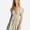 Women * | Enchant Me Mini Dress For Women Billabong Best Price Pure Aqua