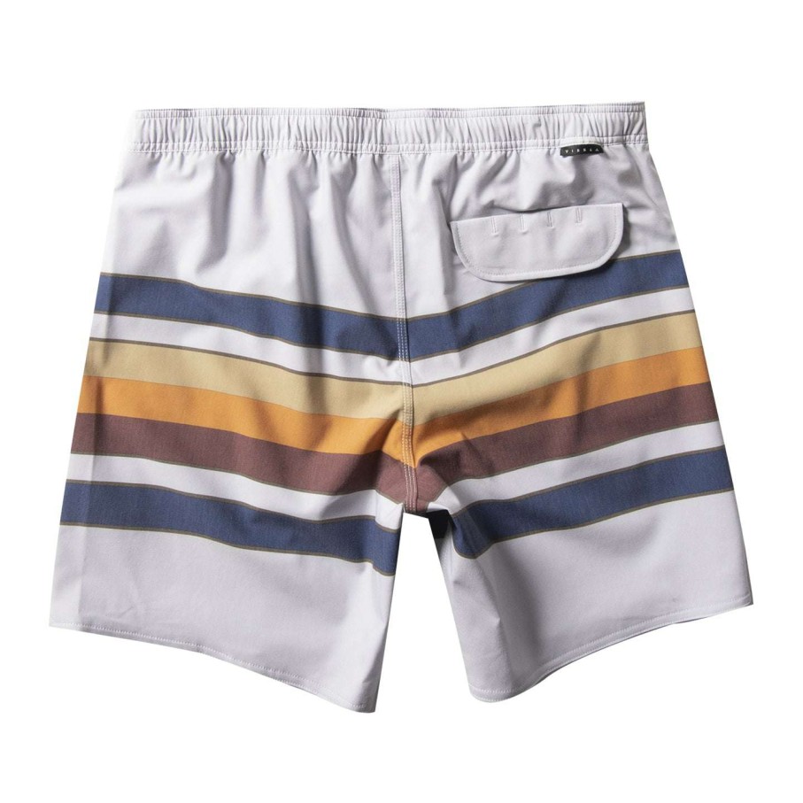 Men * | Fist Bump 17.5 Ecolastic Trunks For Men Vissla Hot Selling Grey Dawn