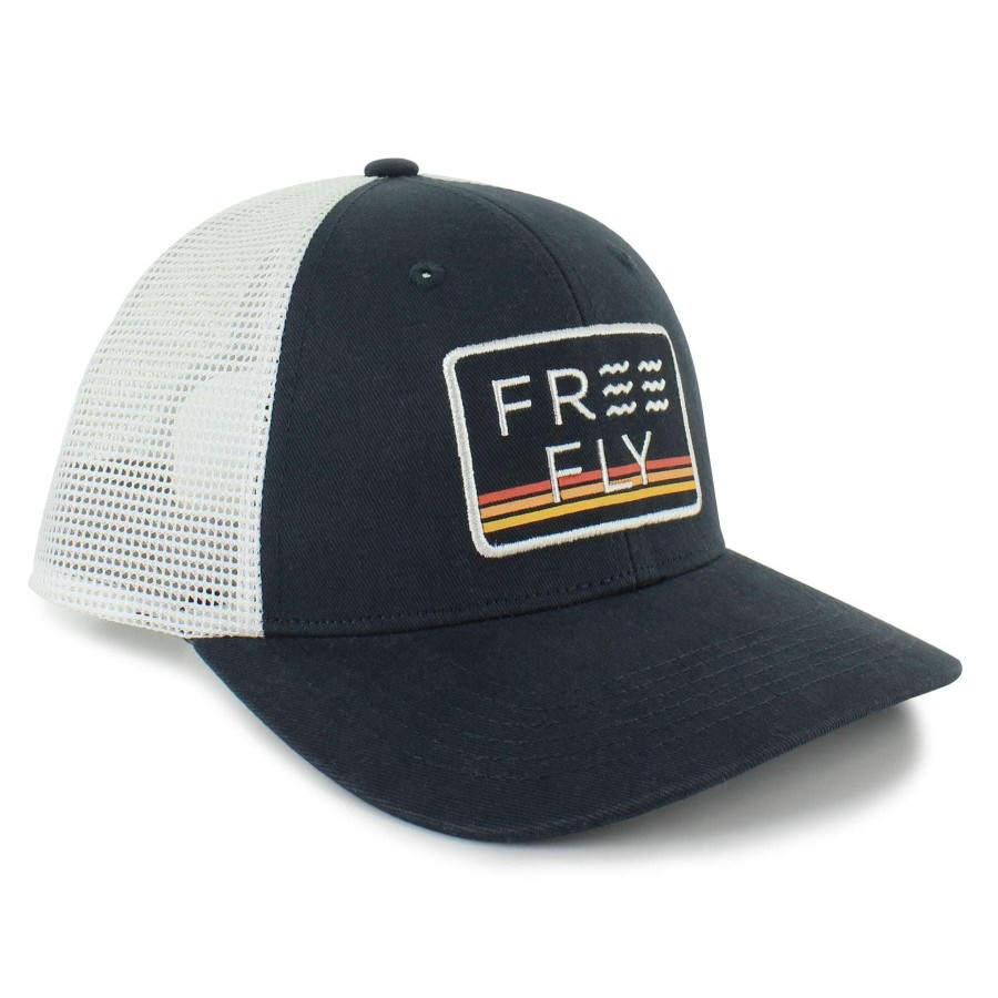 Men * | Free Fly X Half-Moon Outfitters 30Th Anniversary Wave Snapback Hat Free Fly Apparel Crazy Deals Hmo Anniversary Stripe