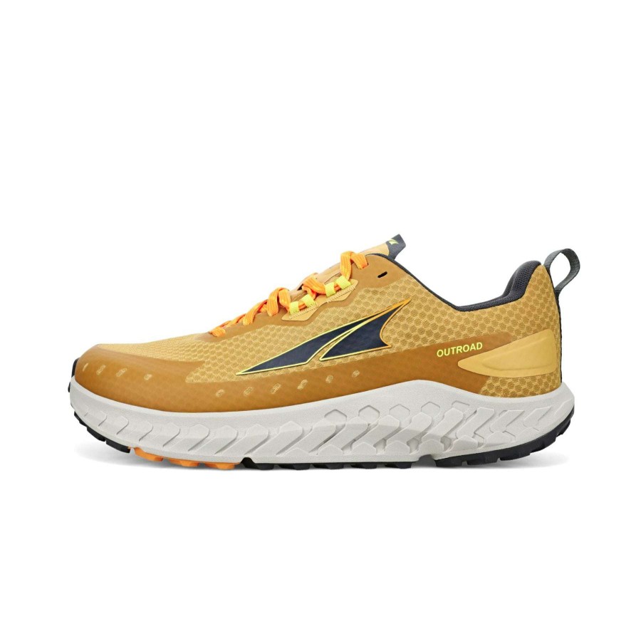 Men * | Outroad Shoes For Men Altra Discount Gray/Yellow