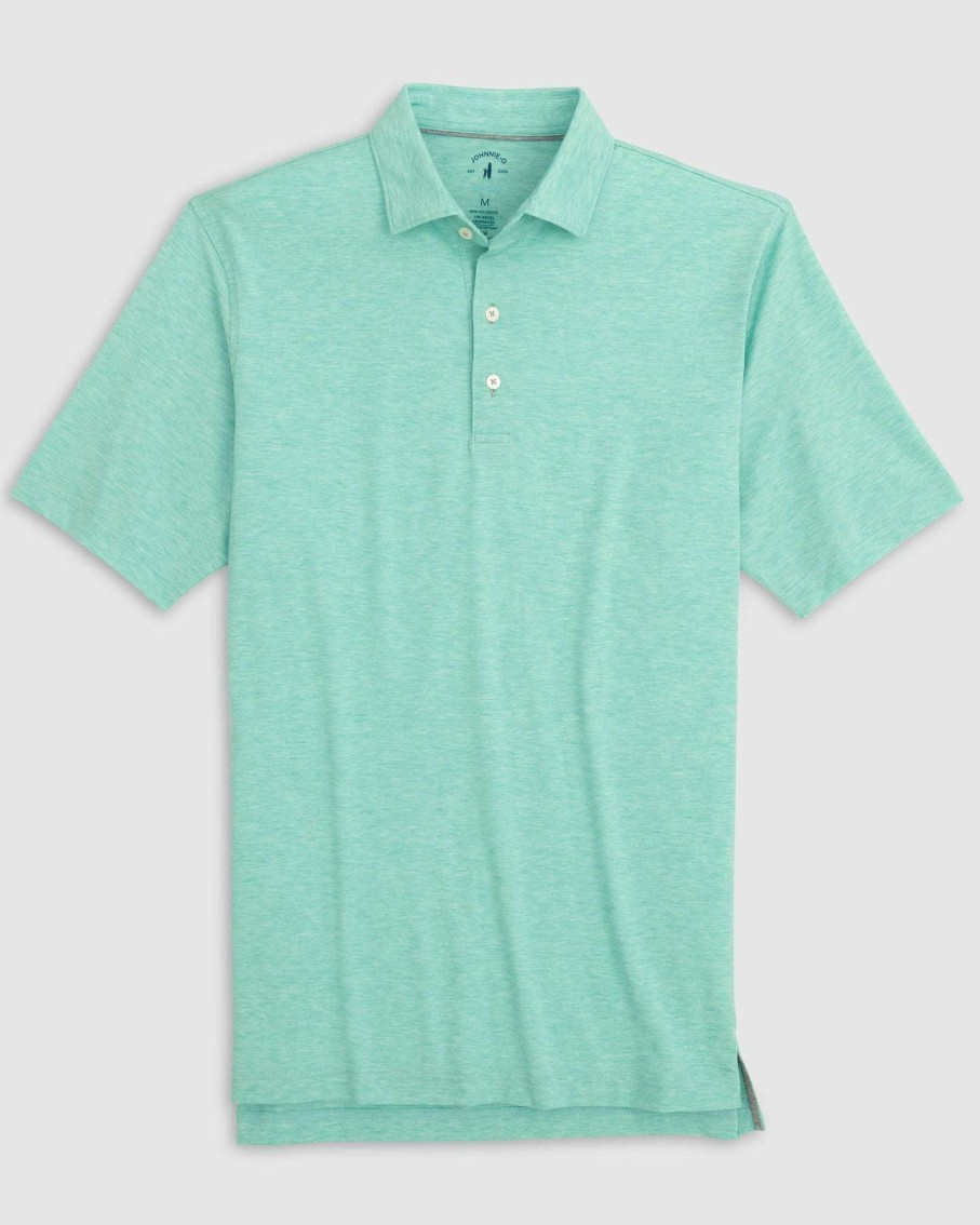 Men * | Maddox Heathered Polo For Men Johnnie-O Special Style