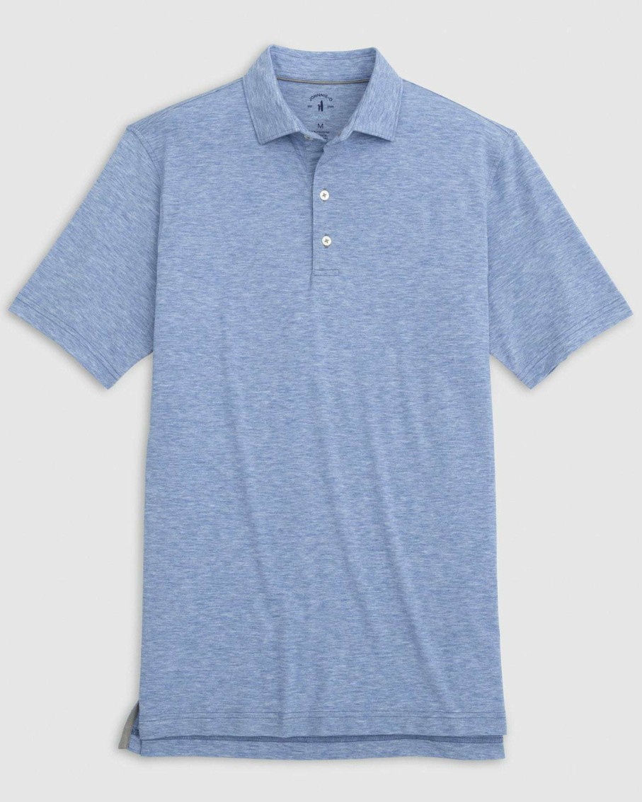 Men * | Maddox Heathered Polo For Men Johnnie-O Special Style