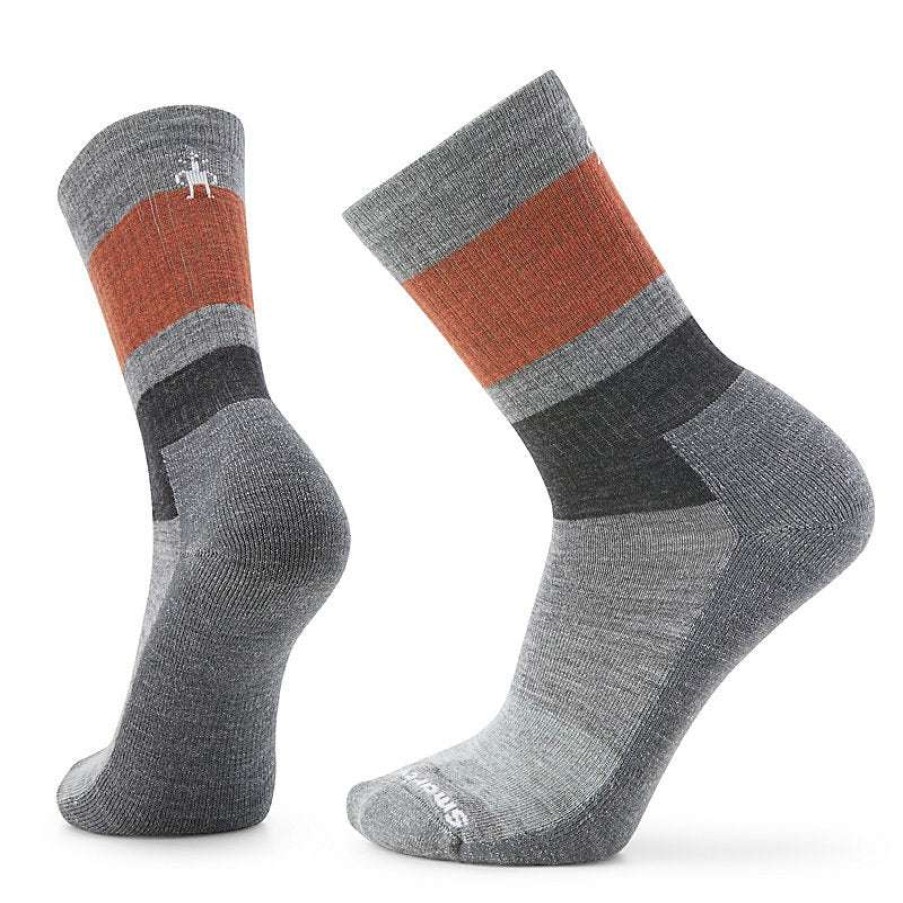 Men * | Everyday Blocked Stripe Crew Socks For Men Smartwool Exclusive Design