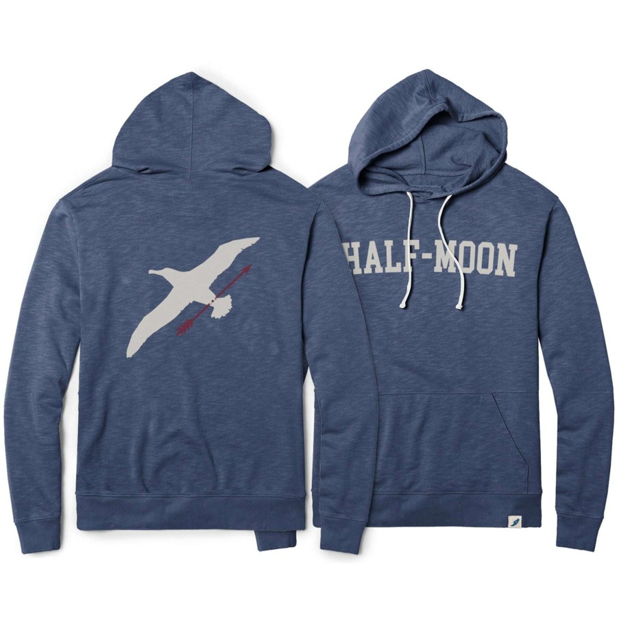 Men * | Collegiate Albatross Terry Hoody Half-Moon Outfitters Clearance