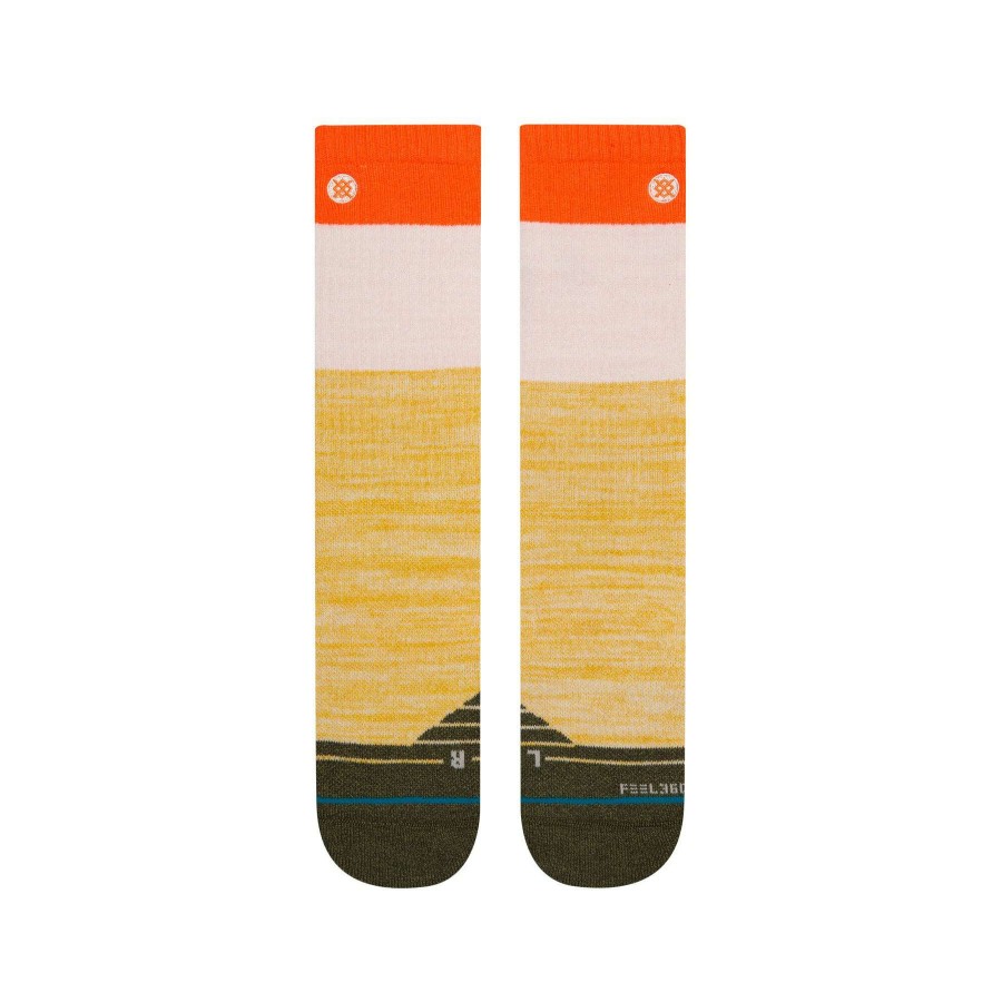 Men * | Attribute Hike Wool Crew Socks For Men Stance Popular Off White