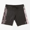 Men * | Kamea Jungle D Bah Airlite Boardshorts 19 For Men Billabong Hot Selling Washed Black