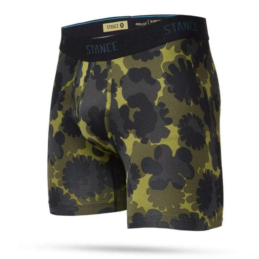 Men * | Hydrangea Boxer Brief For Men Stance Cheap Online Green