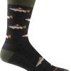 Men * | Spey Fly Crew Lightweight Lifestyle Socks For Men Darn Tough Hot Selling