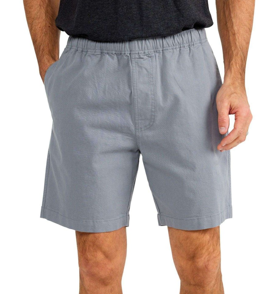 Men * | Stretch Canvas Shorts For Men- 7 Free Fly Apparel Fire Sale