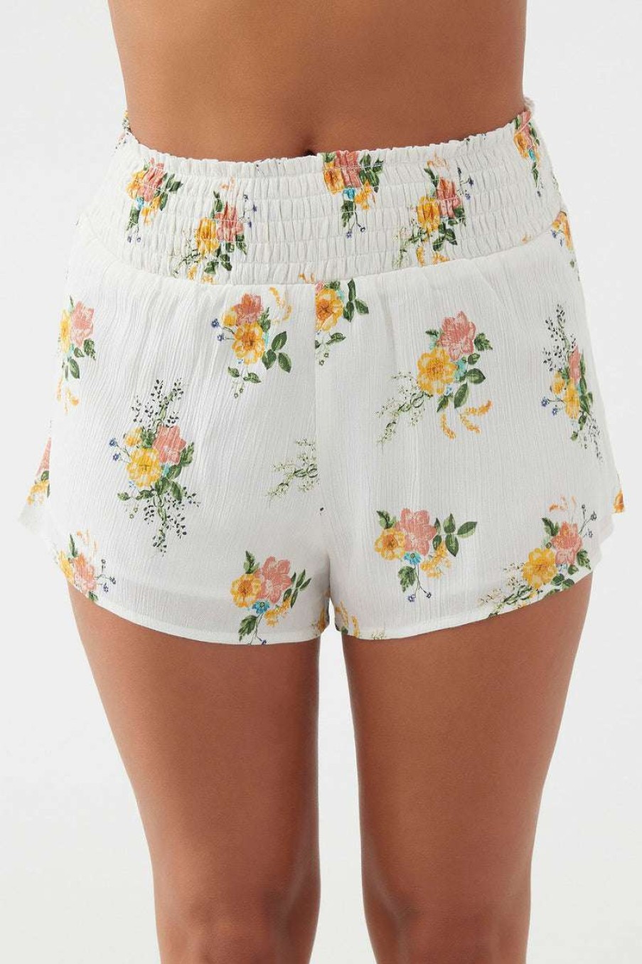 Women * | Cove Roses Shorts For Women O'Neill Special Style Winter White