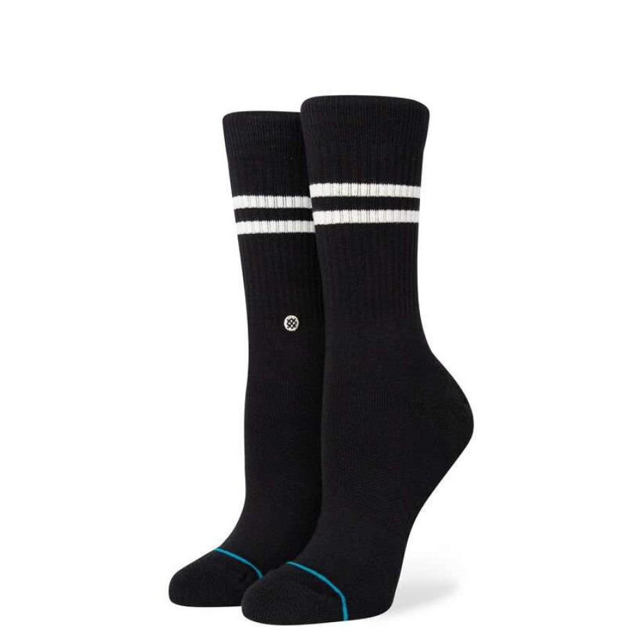 Women * | The Vitality Crew Socks For Women Stance Classical Black