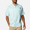 Men * | Super Tamiami Short Sleeve Shirt For Men Columbia Sportswear Hot Selling Tropic Wave