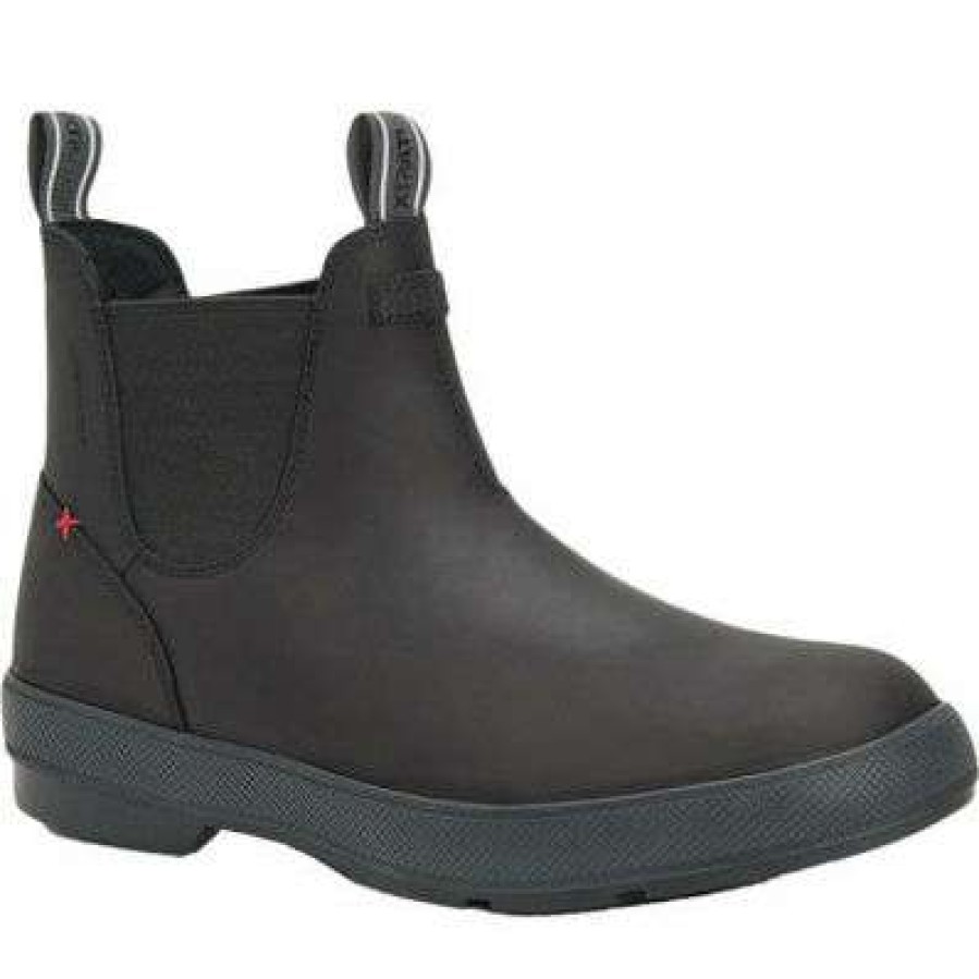 Men * | Legacy Leather Chelsea Boots For Men Xtratuf Attractive Black