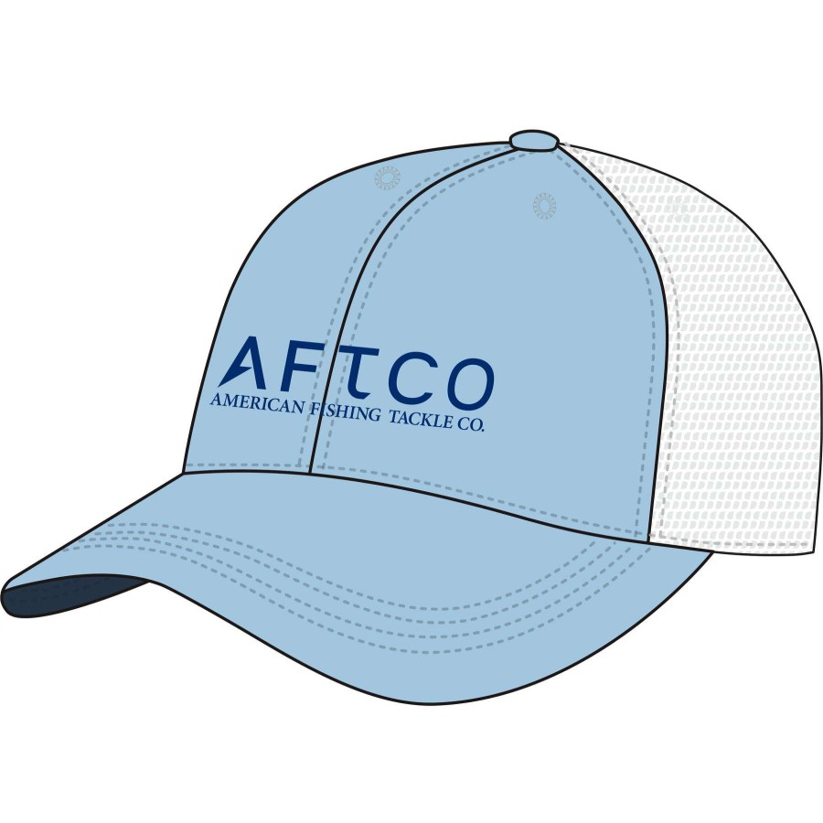 Men * | Samuri Trucker Hat For Men Aftco Fire Sale