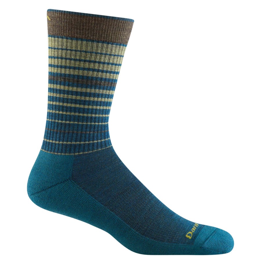 Men * | Frequency Crew Lightweight Lifestyle Socks For Men Darn Tough New Arrivals Dark Teal