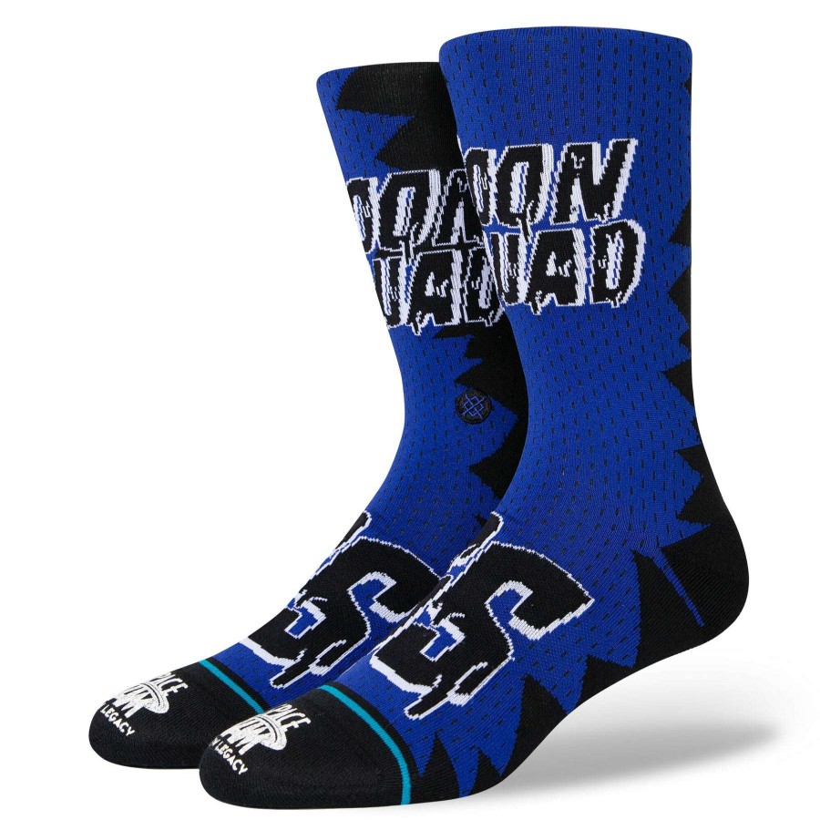 Men * | Space Jam Goon Squad Crew Socks Stance Quick Delivery Black