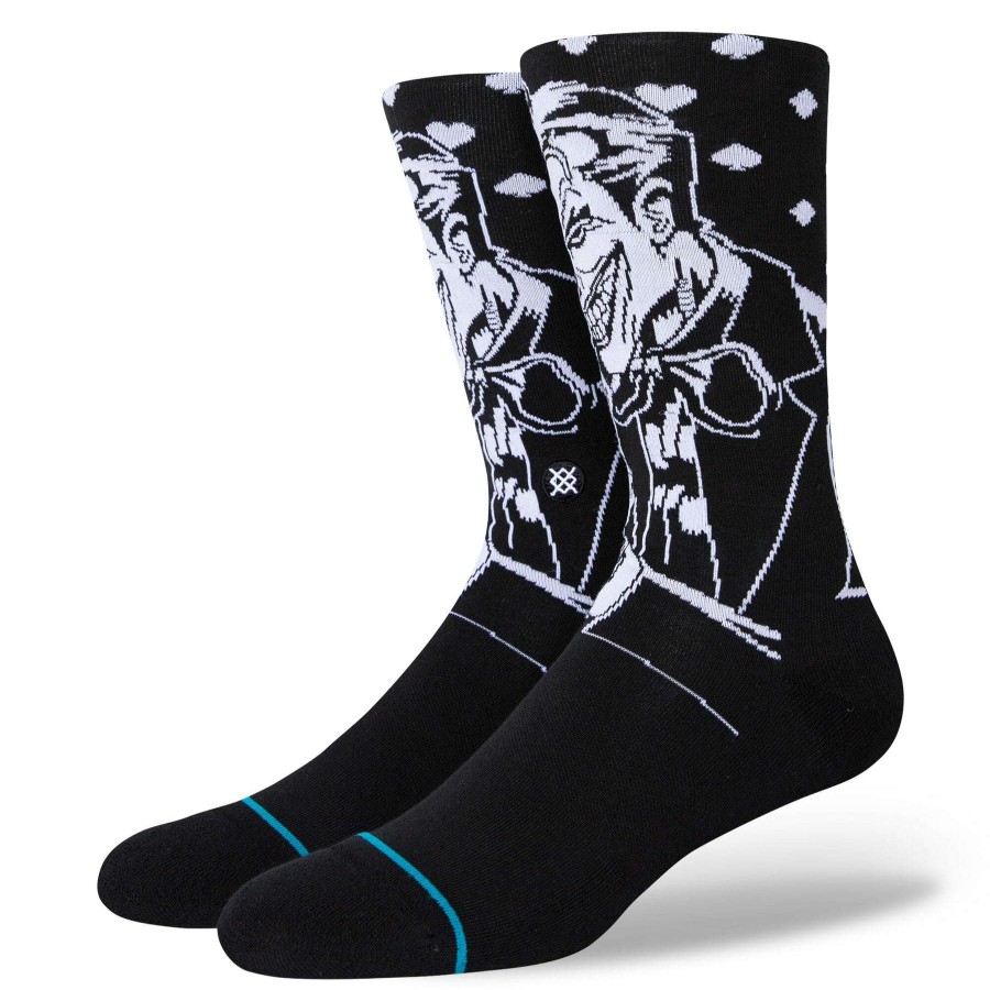 Men * | Batman The Joker Crew Socks Stance New Arrivals Black