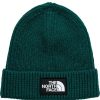 Kids * | Tnf Box Logo Cuffed Beanie For Kids The North Face Top Sellers Ponderosa Green