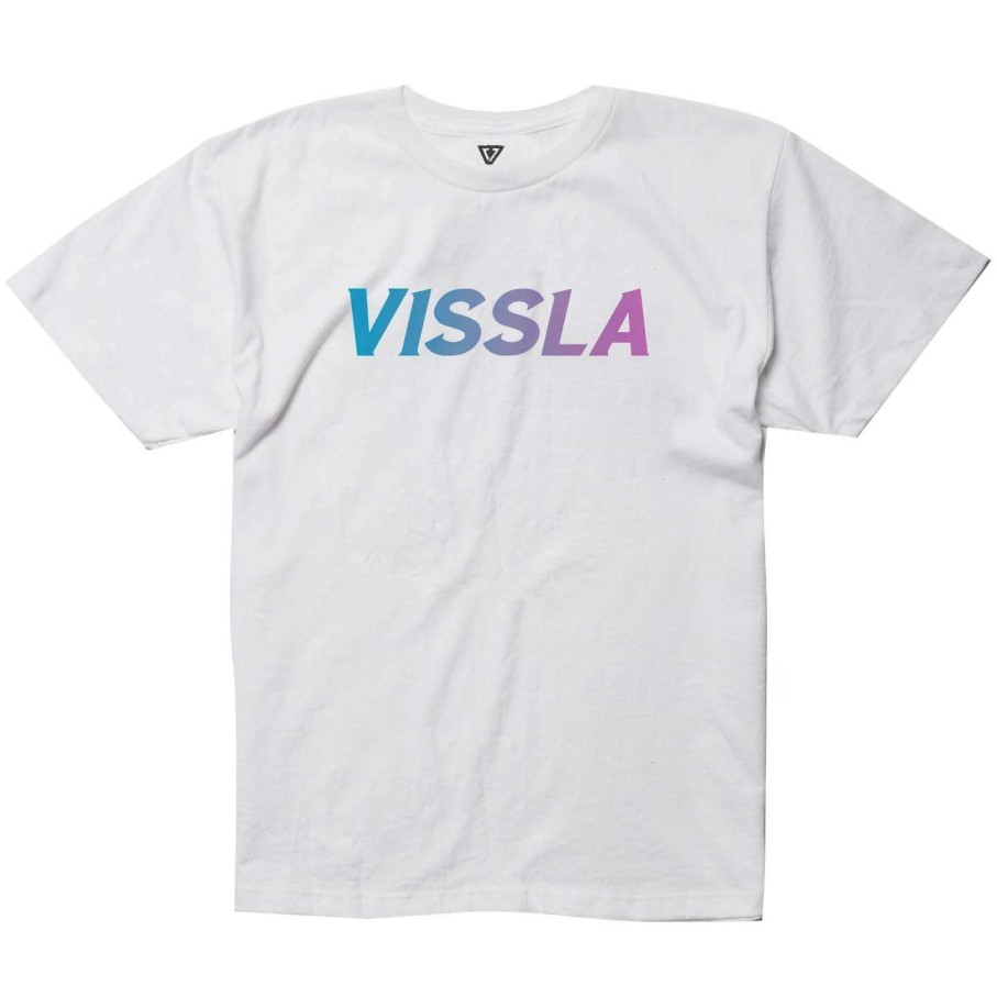 Kids * | 7 Seas Bolt Short Sleeve Tee For Kids Vissla Online Discount White