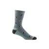 Men * | Panda-Monium Crew Lightweight Lifestyle Sock For Men Darn Tough Discount Seafoam