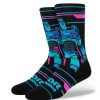 Men * | Lightyear Crew Socks For Men Stance Fire Sale Black