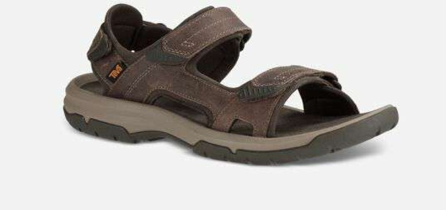 Men * | Langdon Sandals For Men Teva 100% Guarantee Walnut