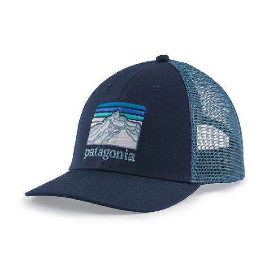 Men * | Line Logo Ridge Lopro Trucker Hat Patagonia Exclusive