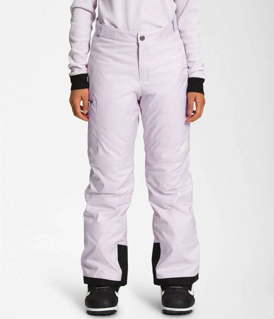 Kids * | Freedom Insulated Pants For Girls The North Face Top Sellers Lavender Fog