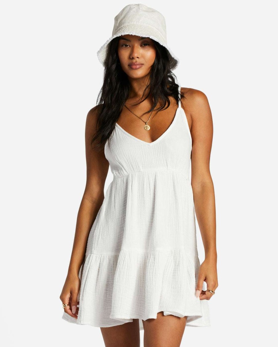 Women * | Wave After Wave Mini Dress For Women Billabong Popular Salt Crystal