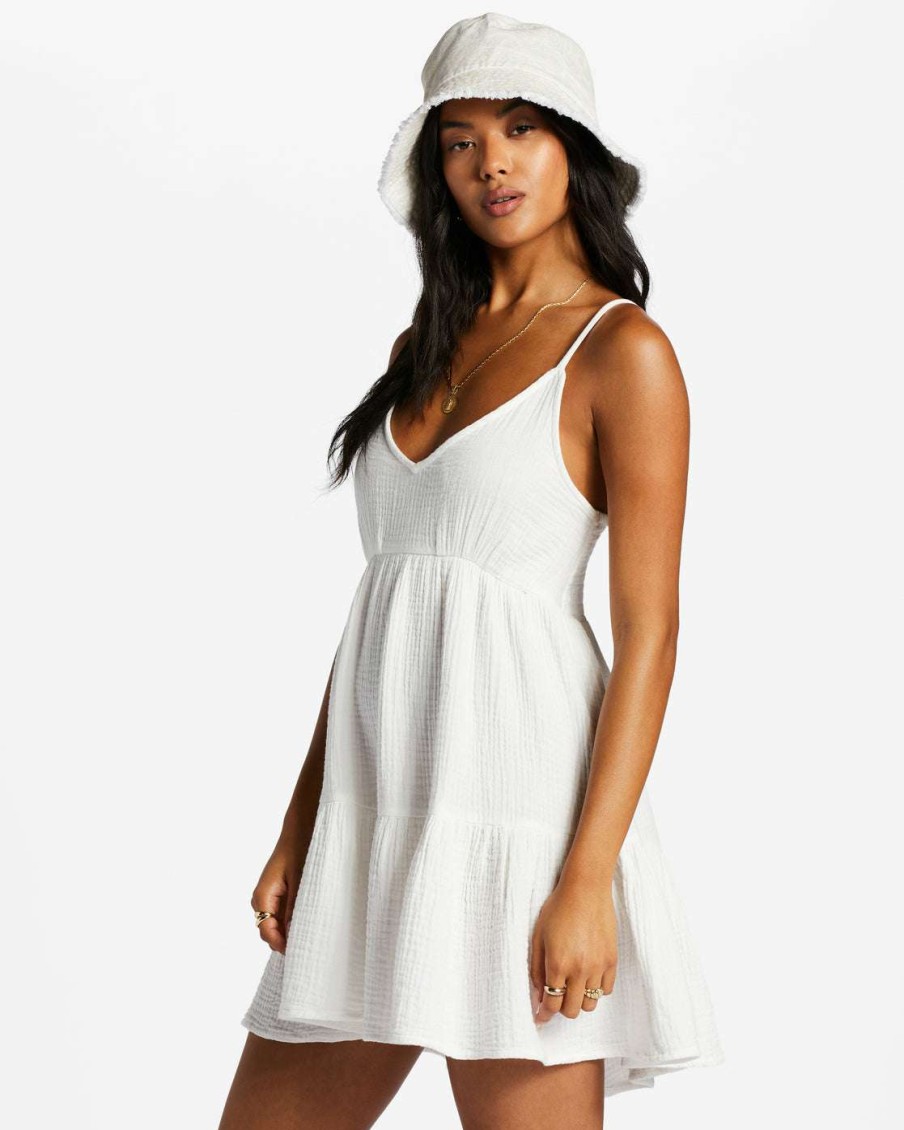 Women * | Wave After Wave Mini Dress For Women Billabong Popular Salt Crystal