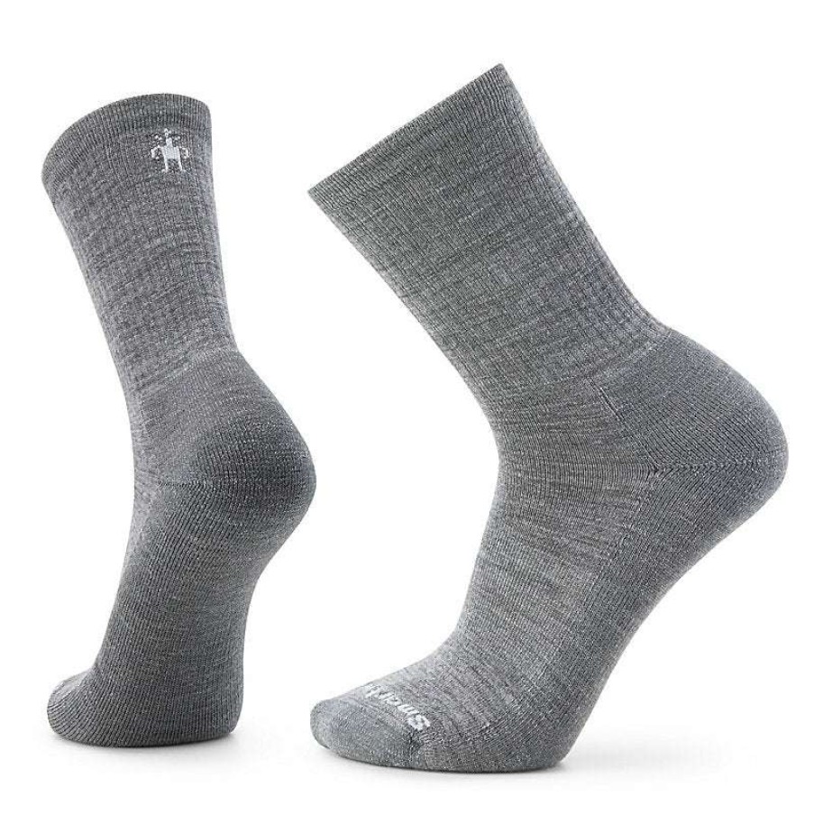 Men * | Everyday Solid Rib Crew Socks For Men Smartwool New Arrivals