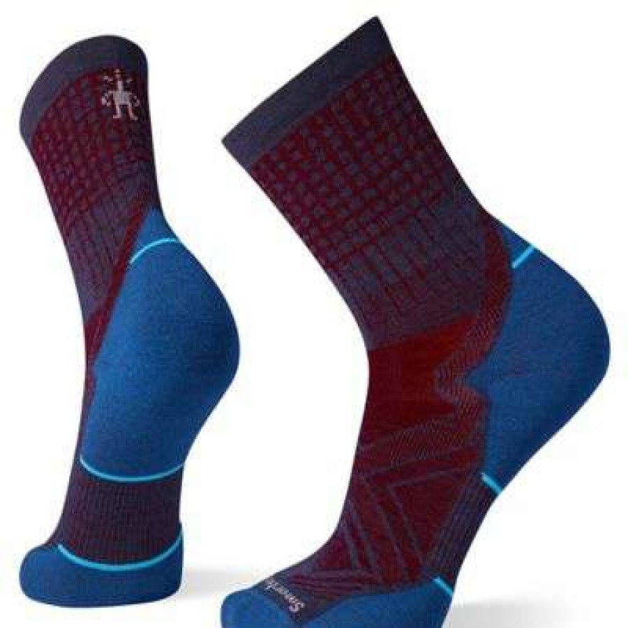 Men * | Run Targeted Cushion Pattern Mid Crew Socks For Men Smartwool Exclusive