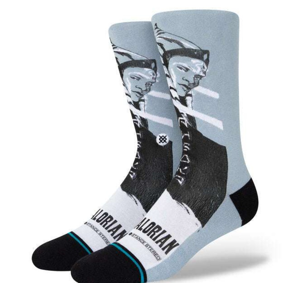 Men * | Star Wars Ahsoka West Mandalorian Socks For Men Stance Exclusive Design Blue