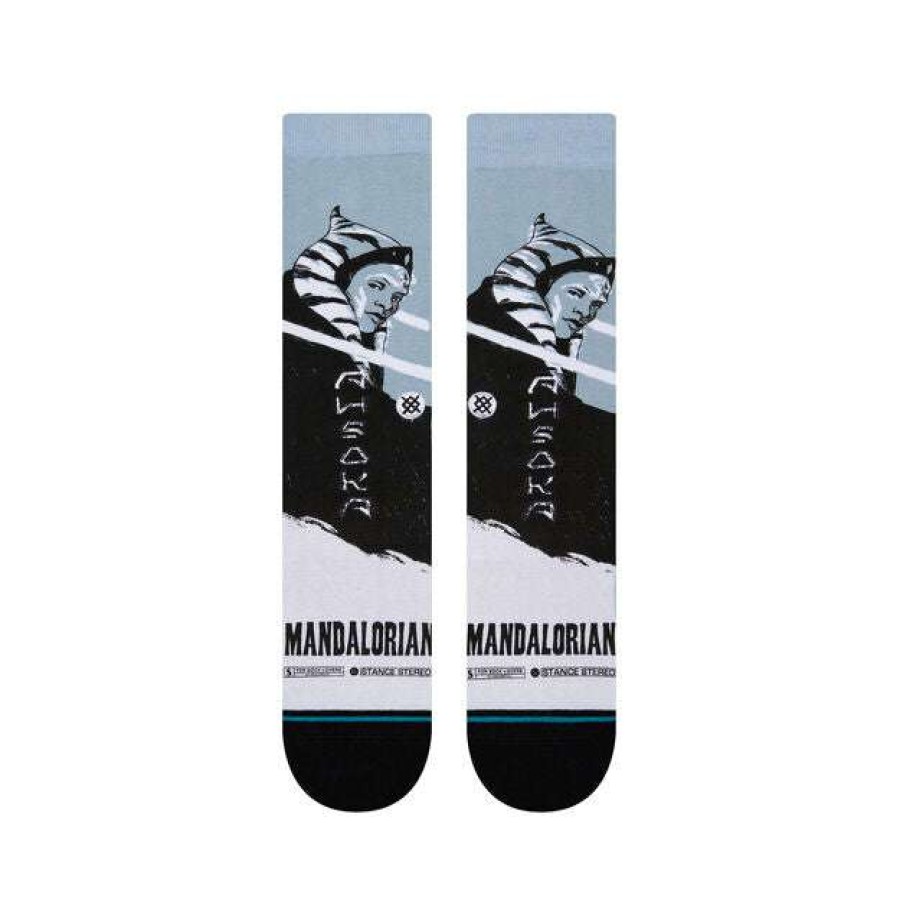 Men * | Star Wars Ahsoka West Mandalorian Socks For Men Stance Exclusive Design Blue