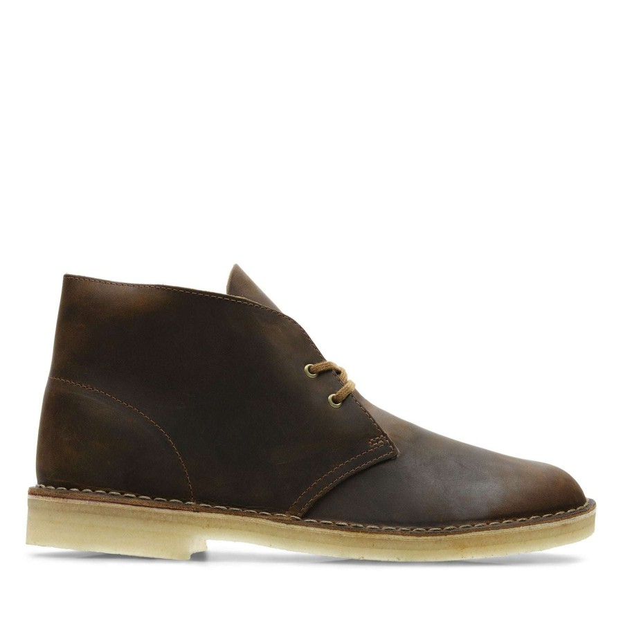 Men * | Desert Boot For Men Clarks Best Price Beeswax