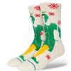 Men * | Buddy The Elf Crew Socks For Men Stance Crazy Deals Off White