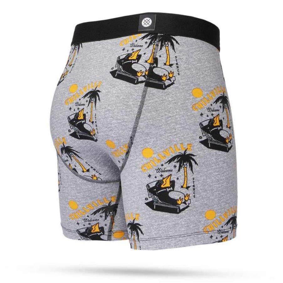 Men * | Chillville Boxer Brief For Men Stance Cheap Online Grey