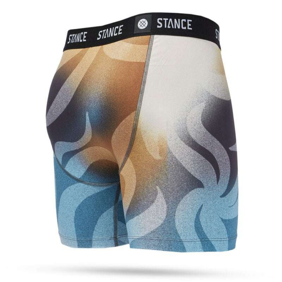 Men * | Poly Boxer Brief For Men Stance Sale Online Wavy Palms