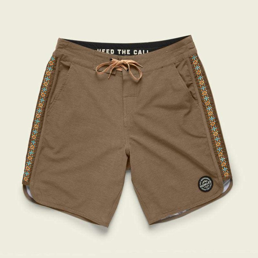 Men * | Bruja Deluxe Boardshorts For Men Howler Brothers Exclusive Teak