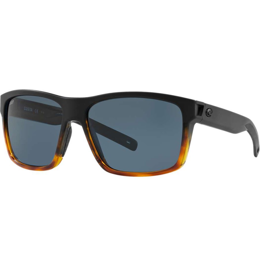 Men * | Slack Tide Sunglasses Costa Del Mar Popular Black Shiny Tort / Gray