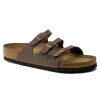 Women * | Florida Soft Footbed Sandals For Women Birkenstock Classical Mocha