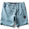 Men * | Solid Sets 17.5 Ecolastic Trunks For Men Vissla Sale Online Aqua